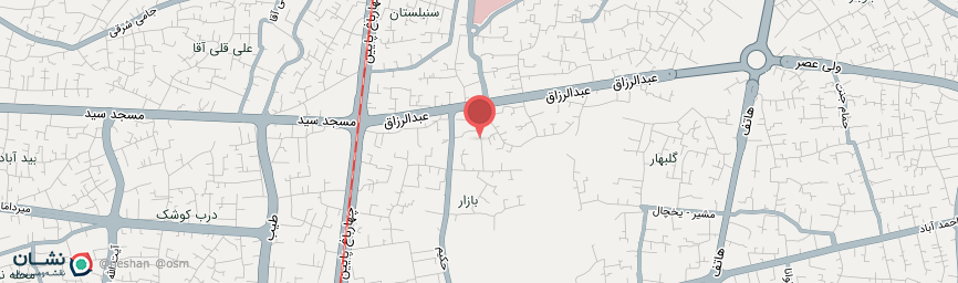 آدرس اقامتگاه سنتی یاس اصفهان روی نقشه
