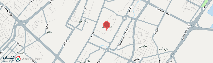 آدرس اقامتگاه بوم گردی عمارت بامگاه کرمانشاه روی نقشه