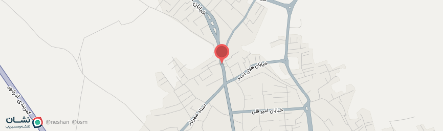 آدرس هتل پردیس آذرشهر روی نقشه