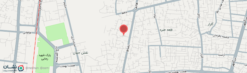 آدرس خانه مسافر هریتیج اصفهان روی نقشه