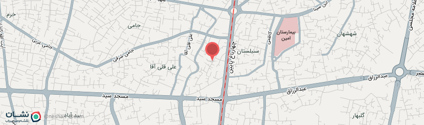 آدرس هتل بوتیک کاخ سرهنگ اصفهان روی نقشه