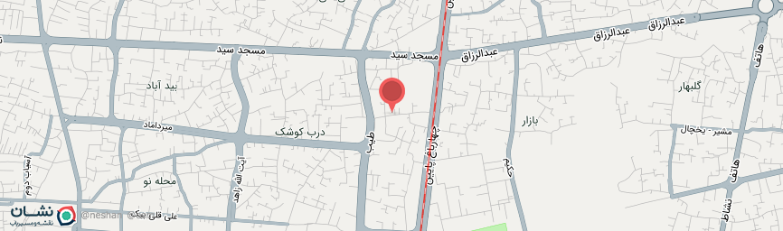 آدرس خانه مسافر سرای دربکوشک اصفهان روی نقشه