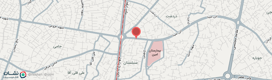 آدرس هتل سران اصفهان روی نقشه