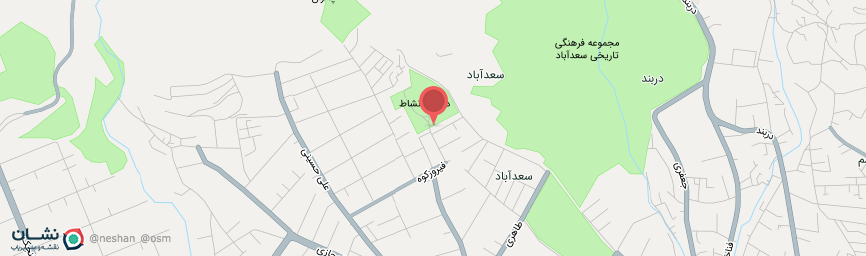 آدرس هتل الماس زعفرانیه تهران روی نقشه