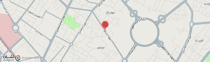 آدرس هتل حافظ مشهد روی نقشه