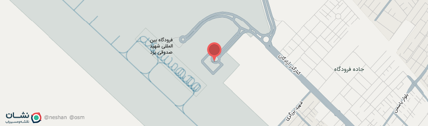 آدرس هتل کاروان یزد روی نقشه