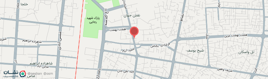 آدرس هتل مانی اصفهان روی نقشه