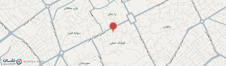 آدرس اقامتگاه سنتی عمارت محمودیه کاشان روی نقشه