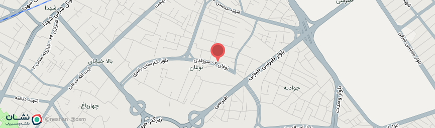 آدرس هتل شکوه شارستان مشهد روی نقشه