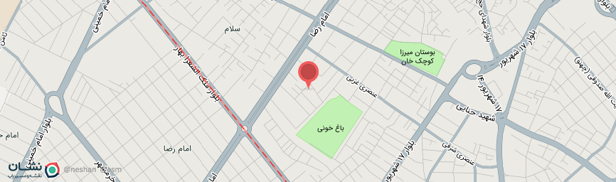 آدرس هتل تست وی هتل(غیرقابل رزرو) تهران روی نقشه