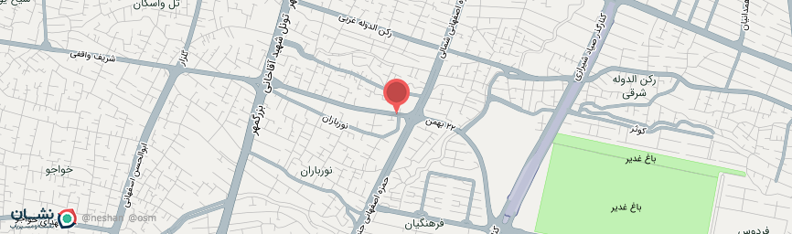 آدرس هتل ماهان اصفهان روی نقشه