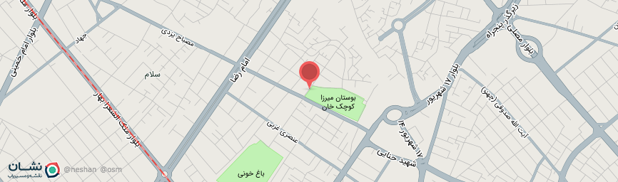 آدرس هتل شهدای رودبار مشهد روی نقشه