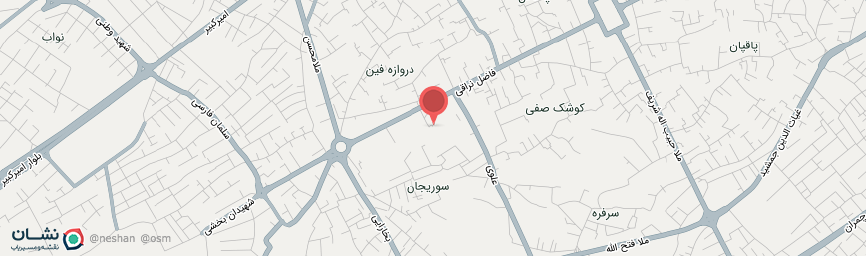 آدرس خانه تاریخی عمارت شاه نشین کاشان روی نقشه