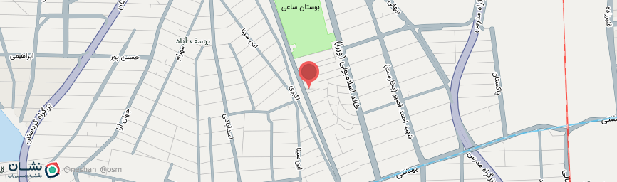 آدرس هتل رامتین تهران روی نقشه