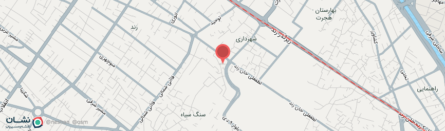 آدرس اقامتگاه سنتی تابش شیراز روی نقشه