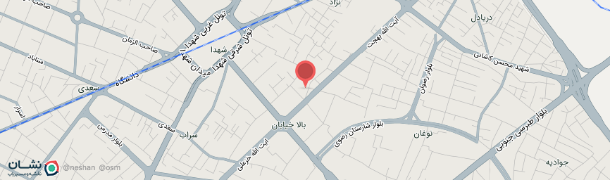 آدرس هتل امیر مشهد روی نقشه