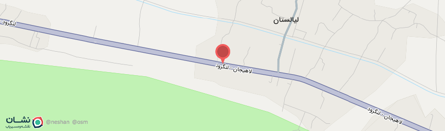 آدرس هتل ملک (ناسیونال) لاهیجان روی نقشه