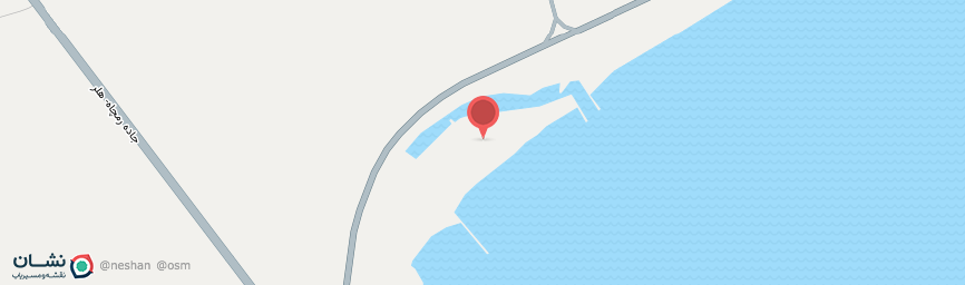 آدرس هتل ساحل سیمین قشم روی نقشه