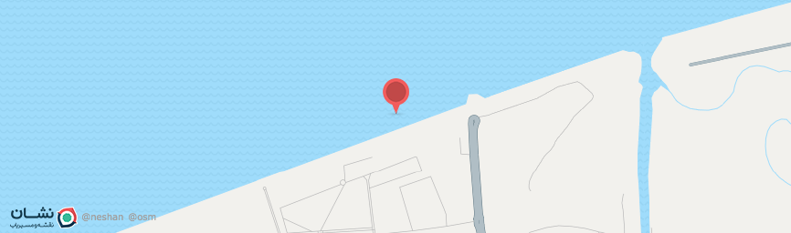 آدرس پلاژ ساحلی فرح آباد ساری روی نقشه