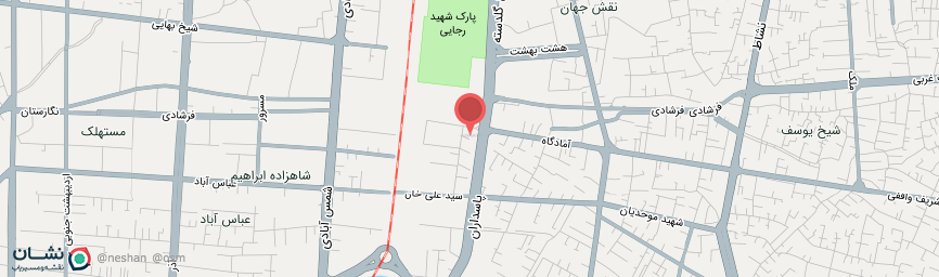 آدرس هتل سفیر اصفهان روی نقشه