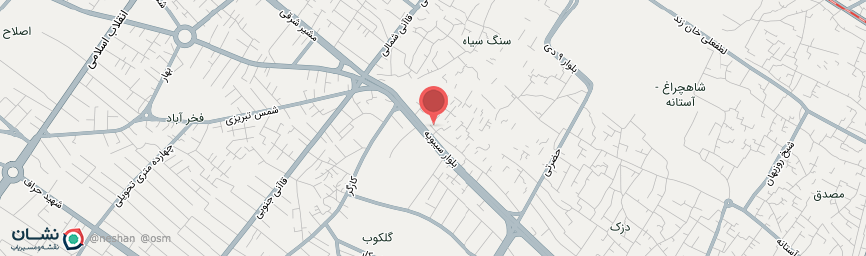 آدرس هتل بوتیک شمس الملوک شیراز روی نقشه