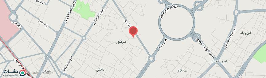 آدرس هتل الرحمن مشهد روی نقشه