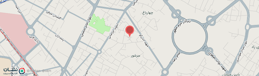 آدرس هتل گلسا یزد مشهد روی نقشه