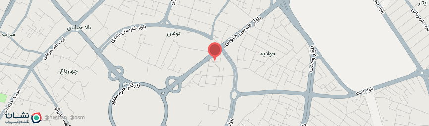آدرس هتل آپارتمان شرق زیست مشهد روی نقشه