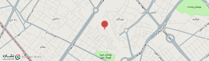 آدرس مهمانپذیر بهره پور مشهد روی نقشه