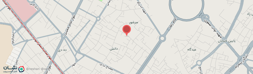 آدرس خانه مسافر اسماعیلی (فیروز کوهی قدیم) مشهد روی نقشه