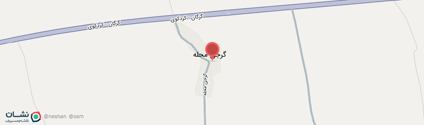 آدرس خانه مسافر ستارگان کردکوی روی نقشه