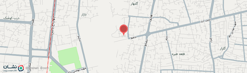 آدرس خانه مسافر میرعماد اصفهان روی نقشه