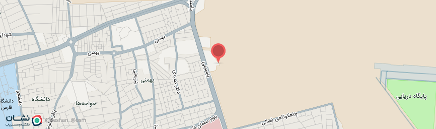 آدرس مجتمع گردشگری دریادلان بوشهر روی نقشه