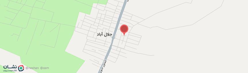آدرس اقامتگاه بوم گردی خانه مادری نجف آباد روی نقشه