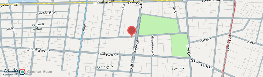 آدرس اقامتگاه سنتی حنا تهران روی نقشه