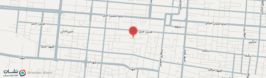 آدرس اقامتگاه بوم گردی دیار نون نجف آباد روی نقشه