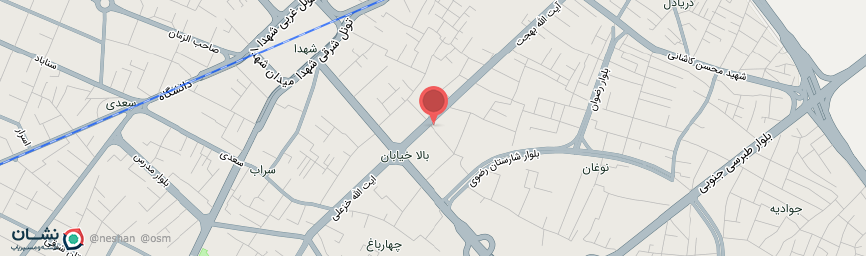 آدرس هتل آزادی مشهد روی نقشه