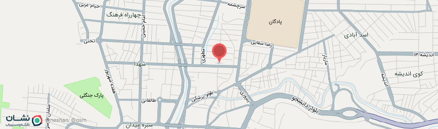 آدرس هتل رنگین کمان خرم آباد روی نقشه