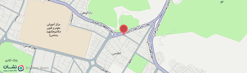 آدرس هتل رویال شیراز روی نقشه