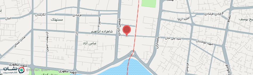 آدرس هتل توریست اصفهان روی نقشه