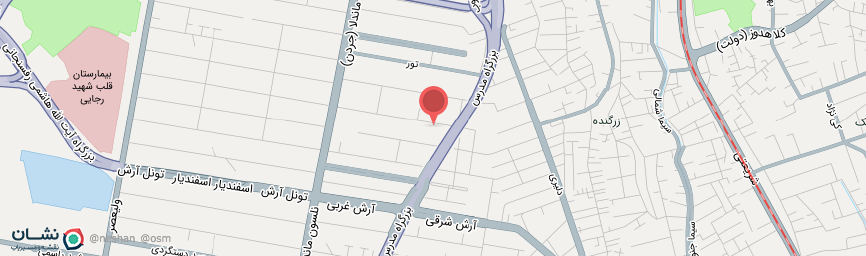 آدرس هتل آپارتمان مدیا تهران روی نقشه