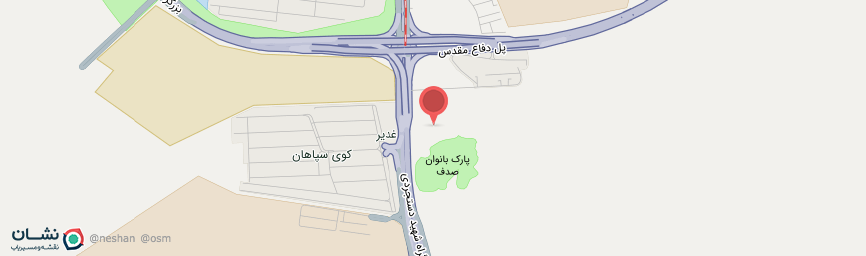 آدرس هتل همام اصفهان روی نقشه