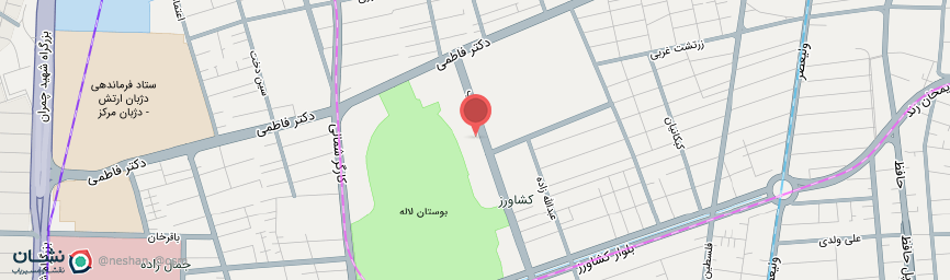 آدرس هتل ورزش تهران روی نقشه