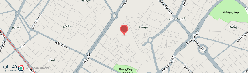 آدرس هتل آفتاب شرق مشهد روی نقشه