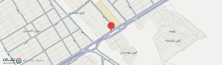 آدرس هتل آپارتمان ایرانیکا (مهر سابق) اهواز روی نقشه