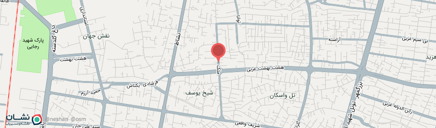 آدرس هتل ملک اصفهان روی نقشه