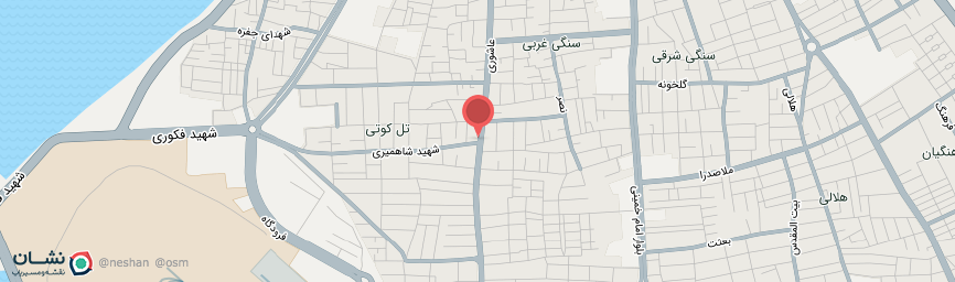 آدرس هتل آپارتمان یاس بوشهر روی نقشه