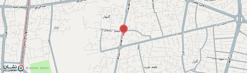آدرس هتل آوین اصفهان روی نقشه