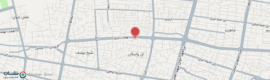 آدرس هتل زنده رود اصفهان روی نقشه