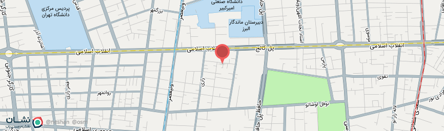 آدرس هتل رودکی تهران روی نقشه